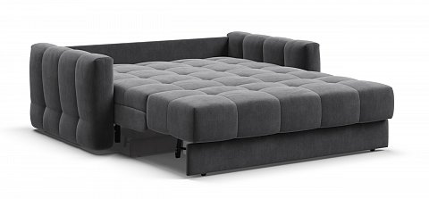 Диван Босс Слип 140 велюр Монолит серый 3