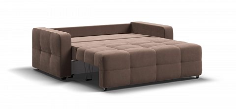 Диван Денди двухместный велюр Монолит мокко 3