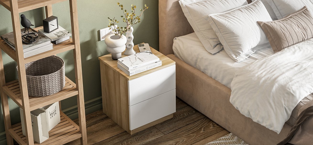 Тумба Симпл Сонома, Белый снег