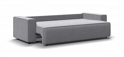 Диван Норд велюр Монолит сталь 3