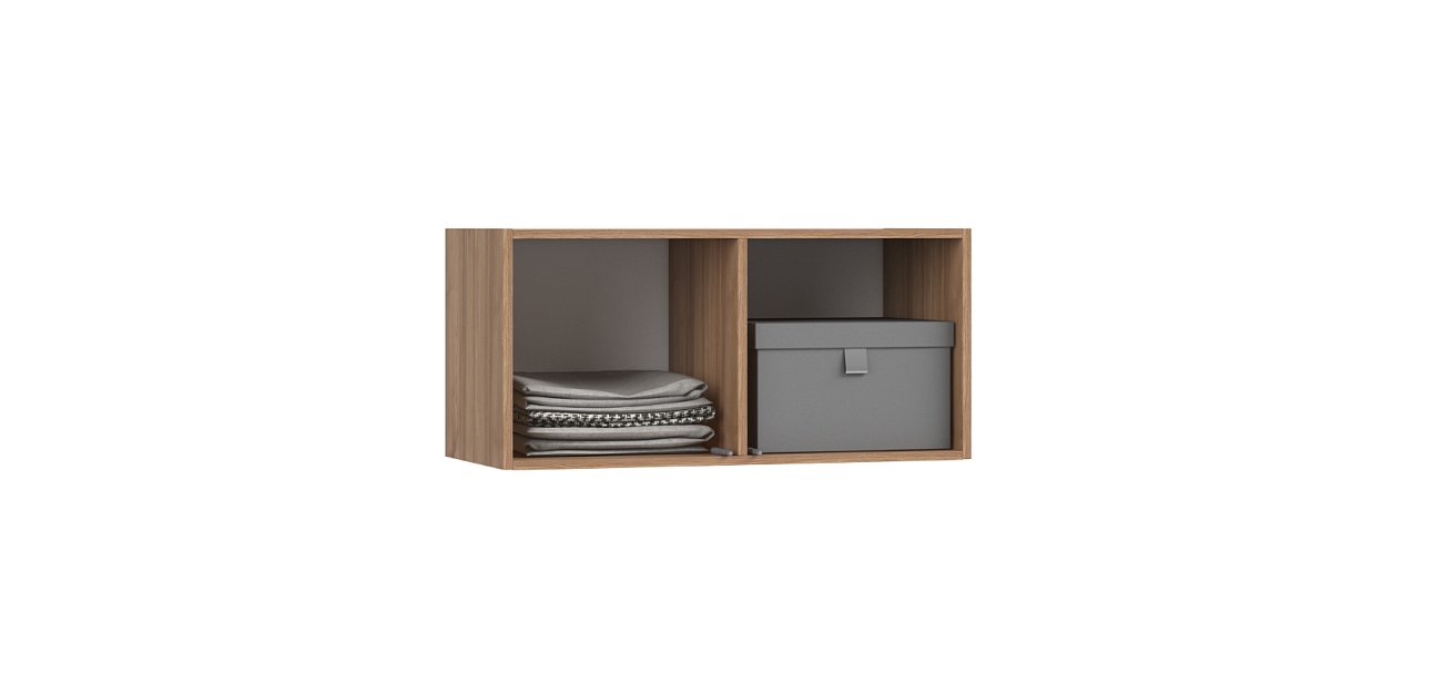 Антресоль 80 2Д Орех Селект