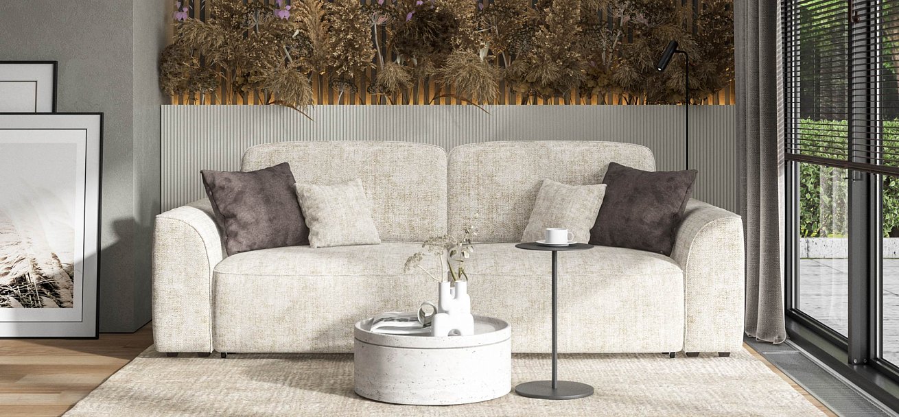 Диван Кинг Шенилл Смарт кварц