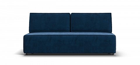 Диван Норд мини велюр Монолит синий 1