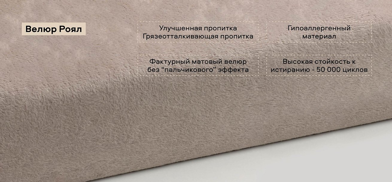 Босс Кровать+ПМ 180*200 велюр Роял шампань