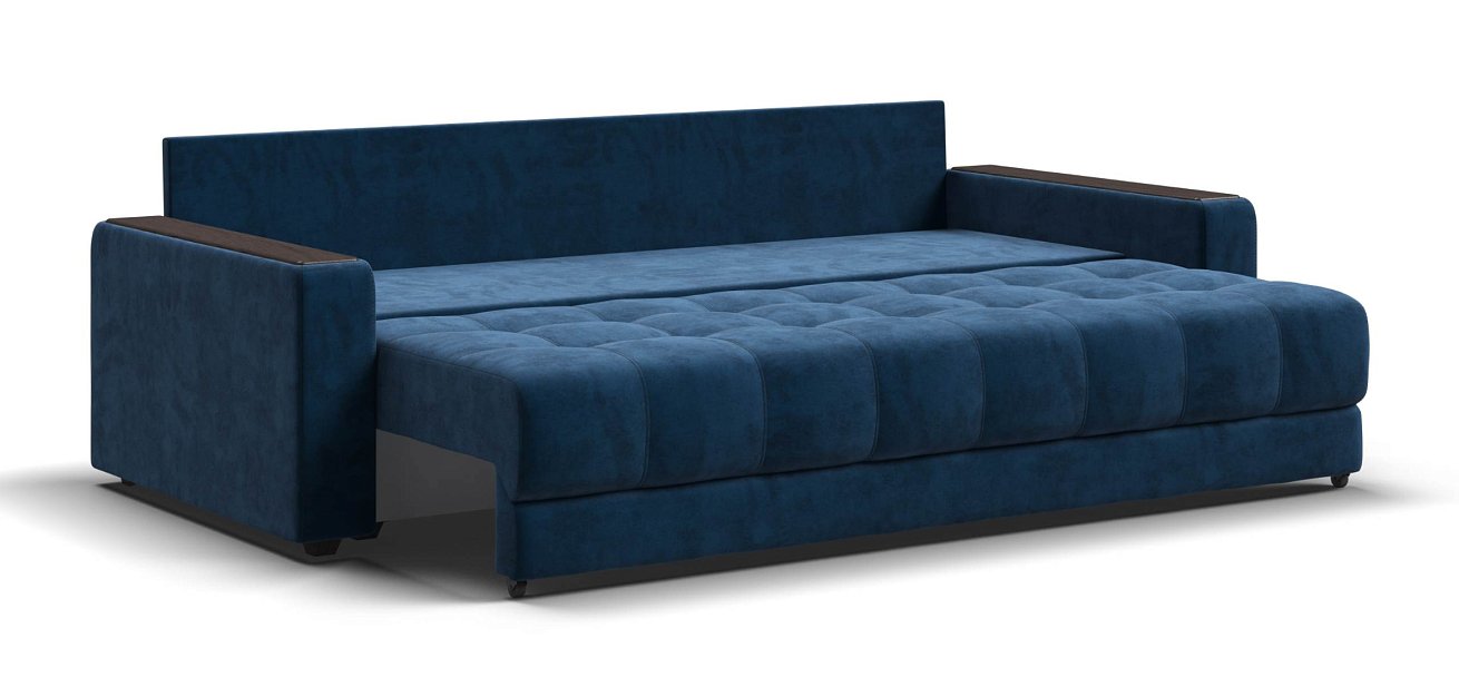 Диван Босс велюр Монолит синий