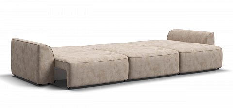 Диван Кинг Макс велюр Алькантара пепел 3