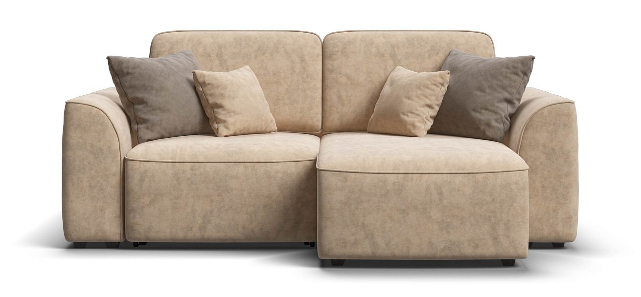 Угловой диван Кинг Модуль велюр Роял шампань