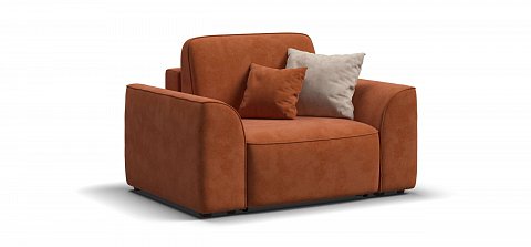 Кресло Кинг Модуль велюр Алькантара оранж 1