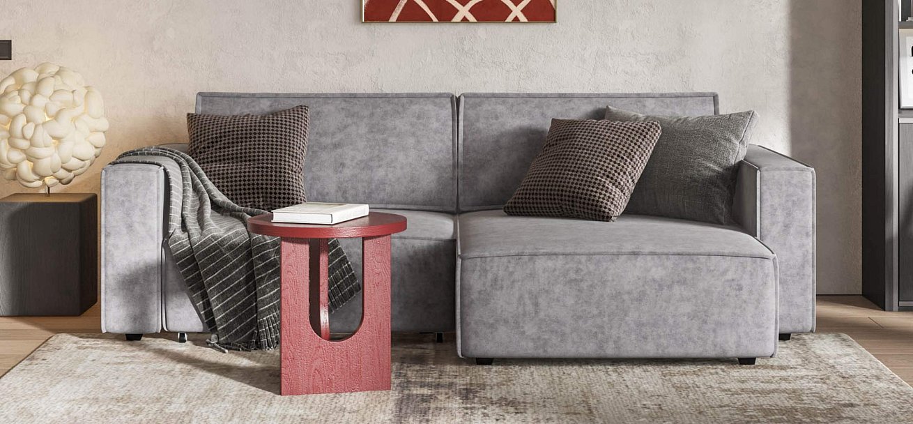 Угловой диван Босс Софт Модуль велюр Роял агат