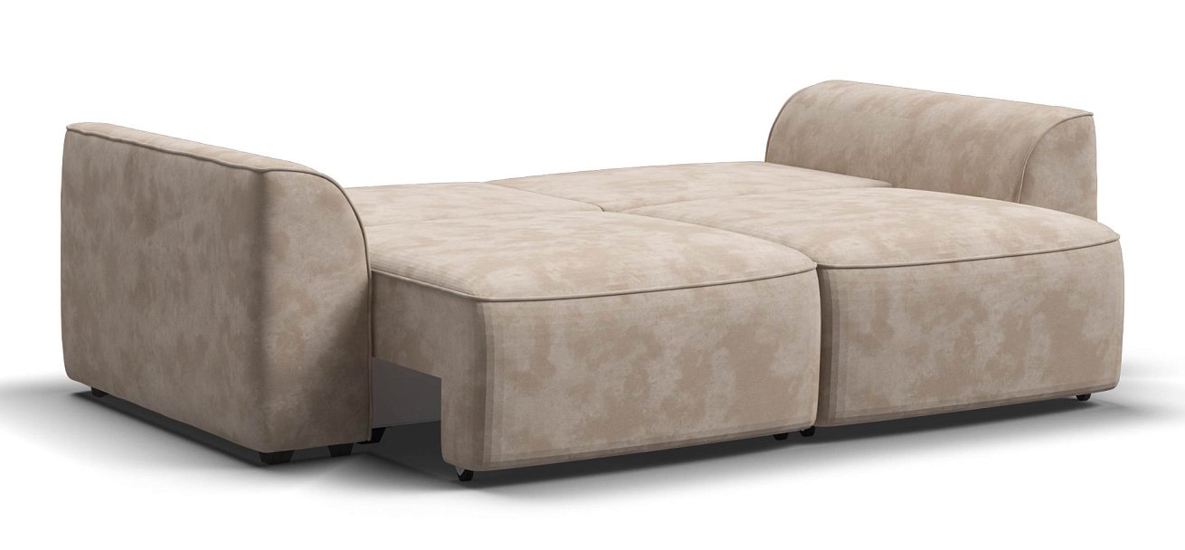 Диван Кинг Модуль велюр Алькантара пепел