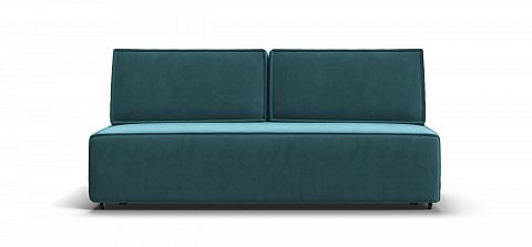 Диван Норд мини велюр Монолит зеленый 1