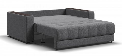 Диван Босс двухместный Рогожка Мальмо серый 3