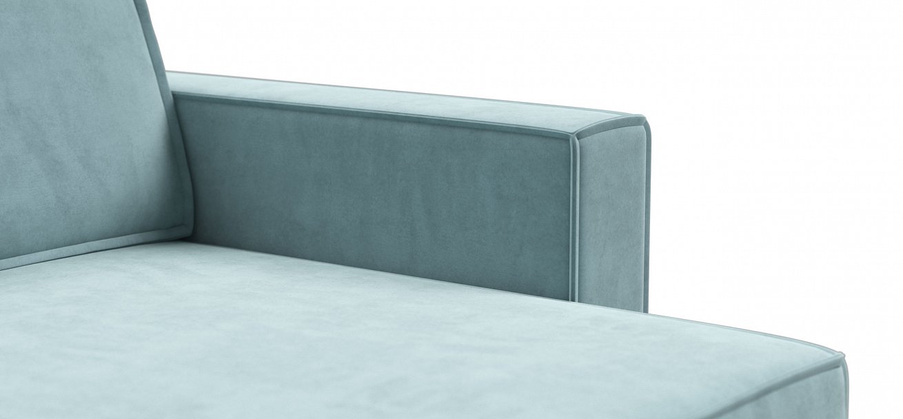 Угловой диван Босс Софт Модуль Макс велюр Монолит аква