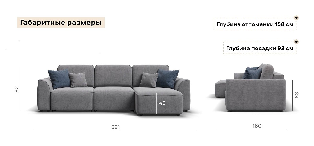 Угловой диван Кинг велюр Роял агат