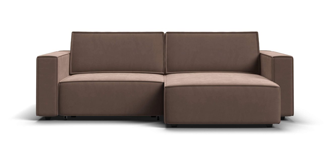 Угловой диван Босс Софт Модуль велюр Монолит мокко