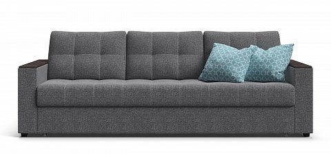 Диван Атланта НПБ 120 Рогожка Мальмо серый 1
