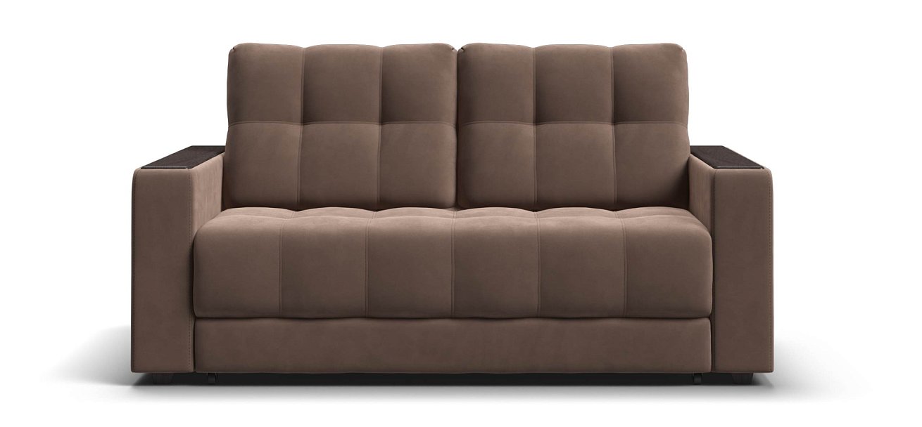 Диван Босс двухместный велюр Монолит мокко