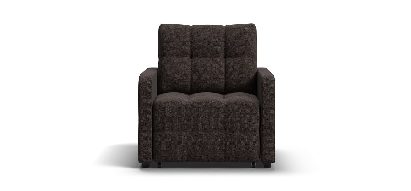 Кресло-кровать Денди Слим Рогожка Мальмо шоколад