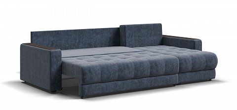 Угловой диван Босс Классик велюр Роял синий 3