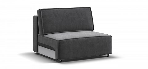 Босс Софт Модуль спальное место велюр Монолит серый 1