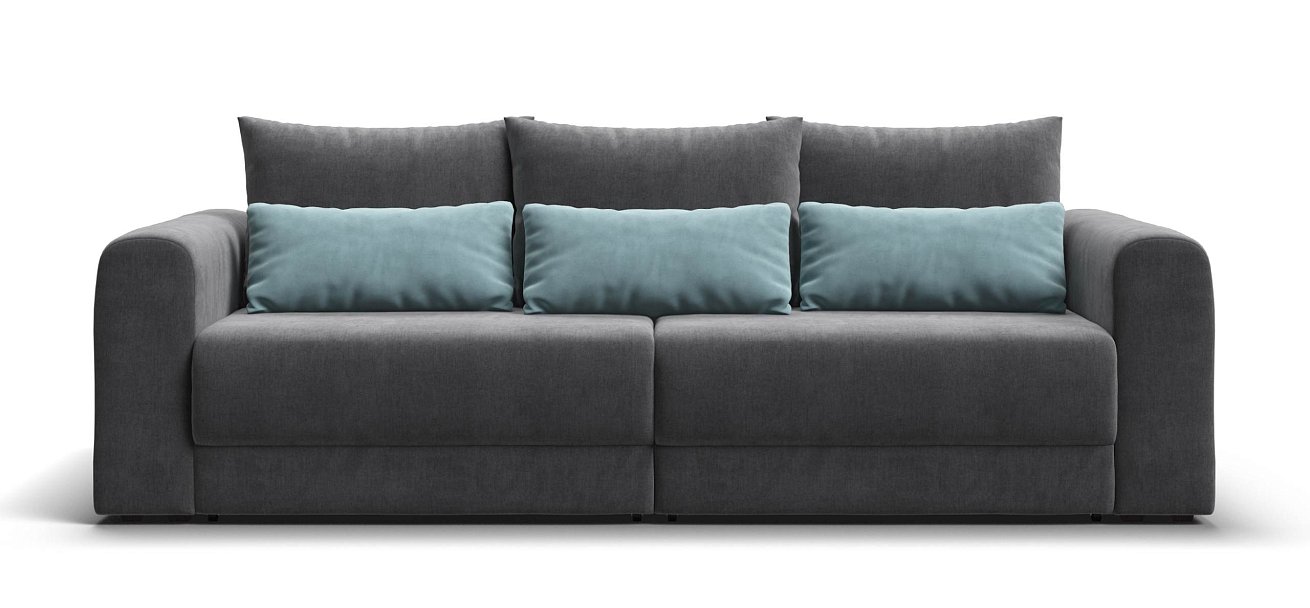 Модульный диван Ричмонд Модуль велюр Монолит серый