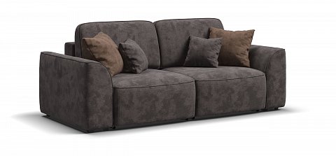 Диван Кинг Модуль велюр Алькантара серый 1