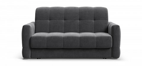 Диван Босс Слип 140 велюр Монолит серый 1