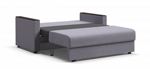 Диван Атланта двухместный Рогожка Мальмо платина 3