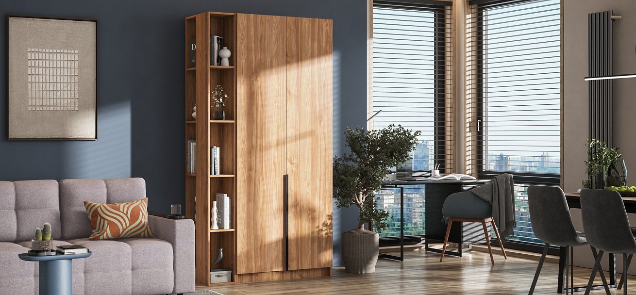 Стеллаж 220 Орех Селект 2шт.