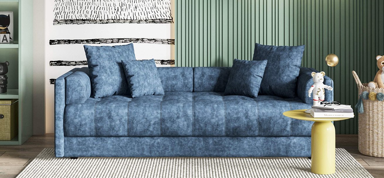 Тахта Босс велюр Роял синий