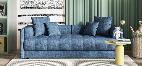 Тахта Босс велюр Роял синий 2