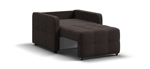 Кресло-кровать Денди Слим Рогожка Мальмо шоколад 3