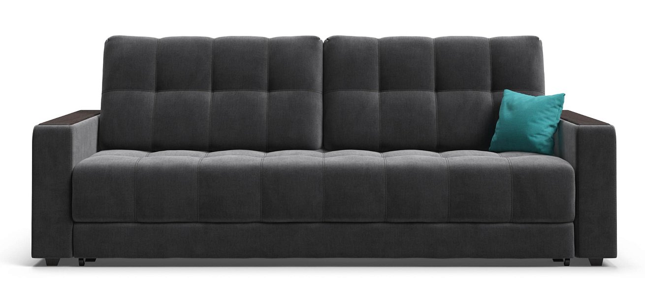 Диван Босс велюр Монолит серый