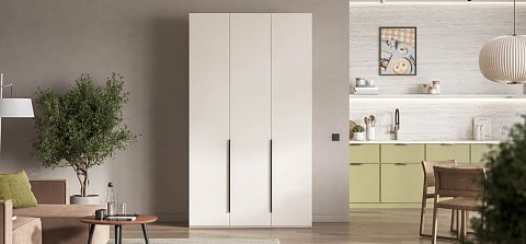 Босс Стандарт 135*236 шкаф распашной 3Д+ящики Кашемир 2