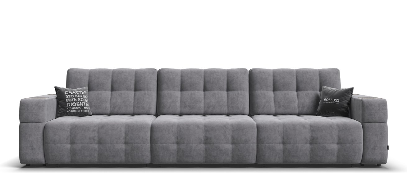 Диван Босс ХО Макс велюр Роял агат / Камень