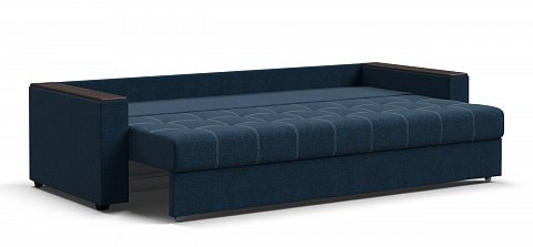 Диван Атланта НПБ 120 Рогожка Мальмо синий 3