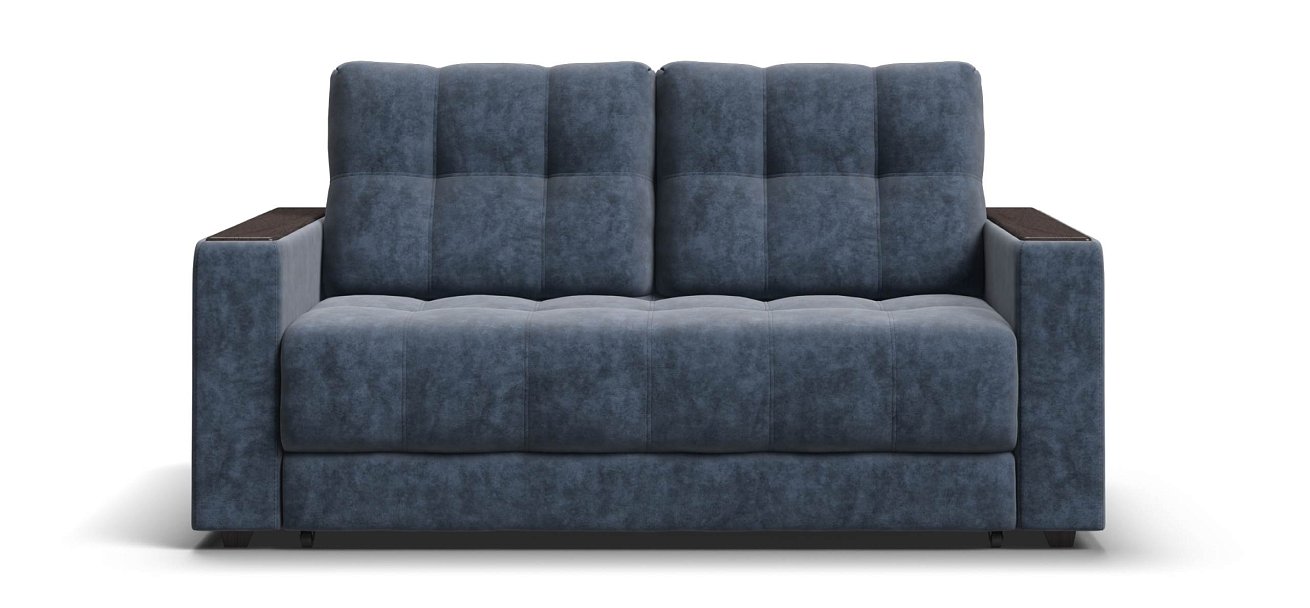 Диван Босс двухместный велюр Роял синий