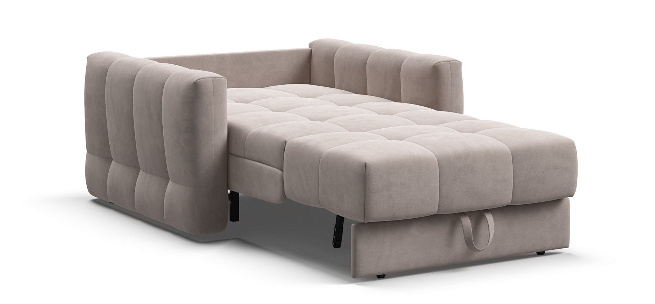 Босс Слип кресло-кроватьВелюр Монолит латте