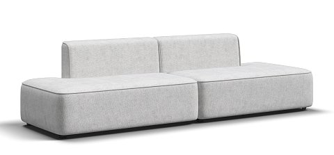 Диван Кинг Твин Шенилл Клауд крем 3