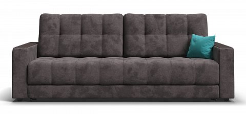 Диван Босс велюр Алькантара серый 1