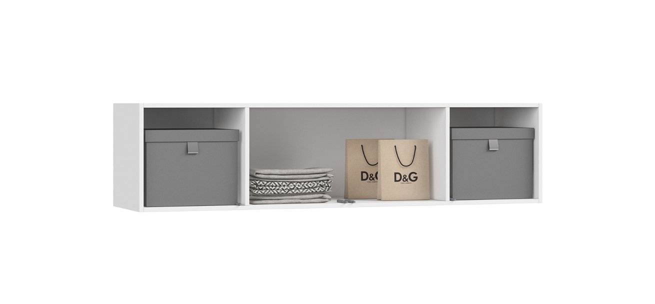 Антресоль 160 4Д Белый