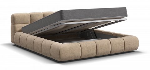 Босс Дрим Кровать+ПМ 160*200 велюр Роял шампань 3