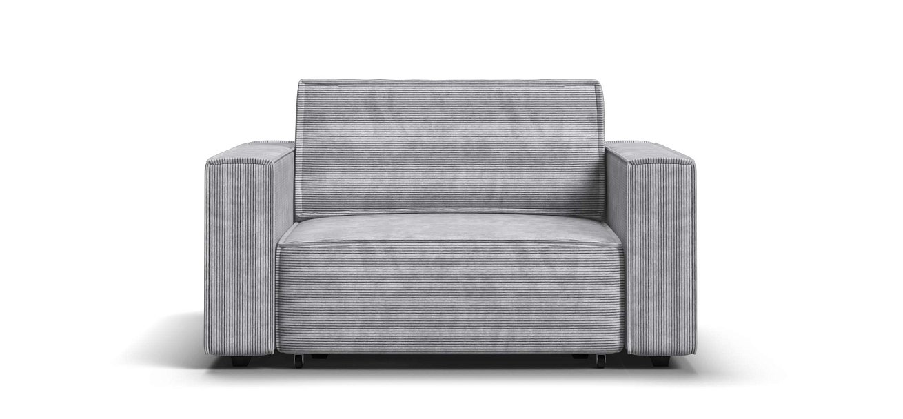 Кресло Босс Софт Модуль Вельвет Корд серый