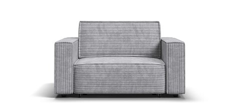 Кресло Босс Софт Модуль Вельвет Корд серый 1