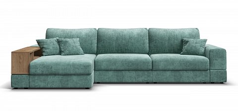 Угловой диван-кровать Босс Модуль ХЛ Шенилл Глосс минт 2