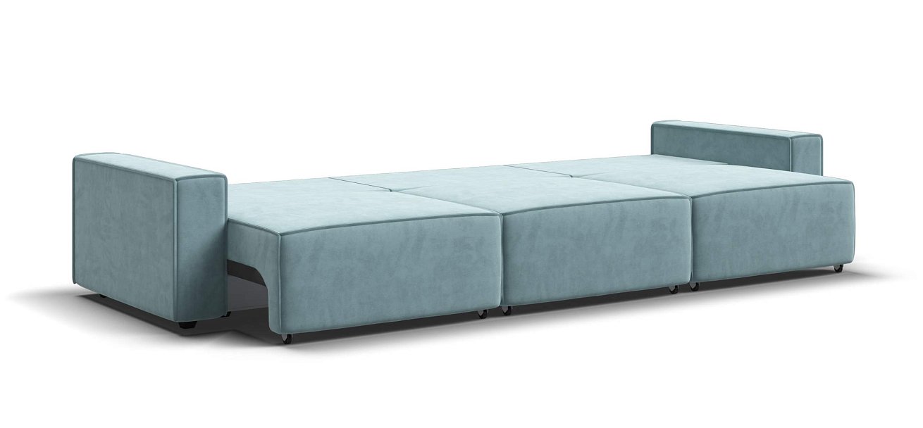 Диван Босс Софт Модуль Макс велюр Монолит аква