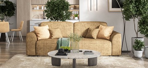 Диван Кинг велюр Роял тауп 2