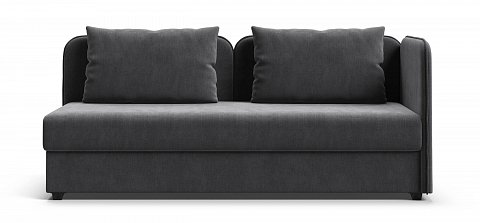 Тахта Ирис велюр Монолит серый 1