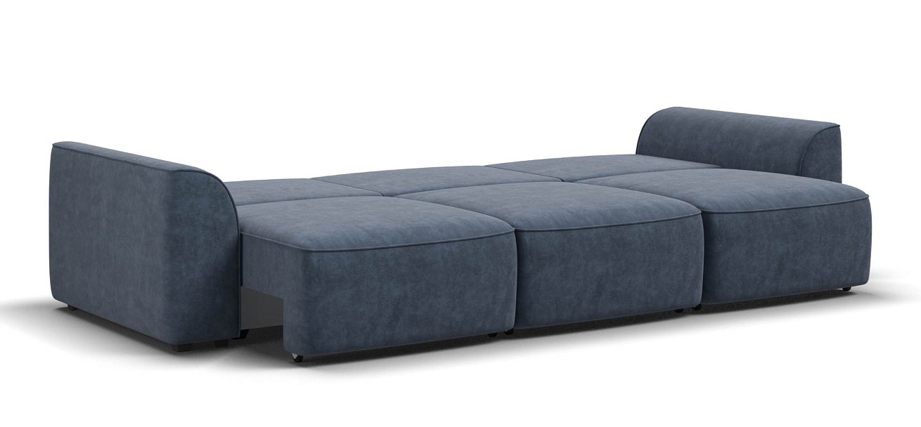 Диван Кинг Модуль Макс велюр Роял синий