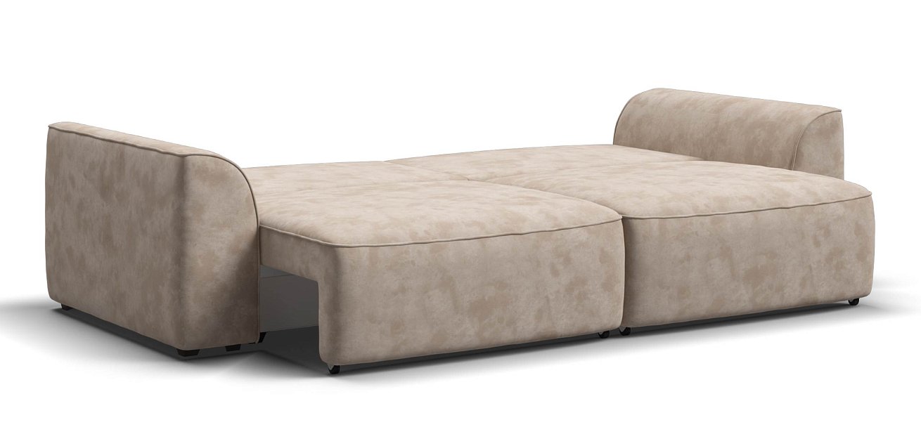 Диван Кинг велюр Алькантара пепел